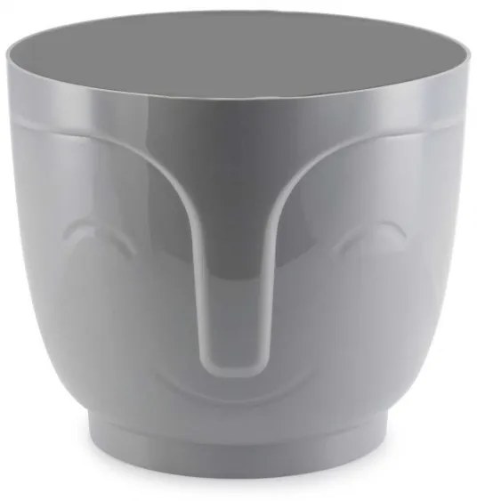 Sada 2 květináčů Zoe šedá