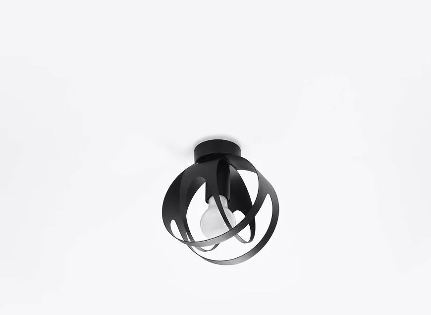 Stropné svietidlo Tulos A-1086 čierna