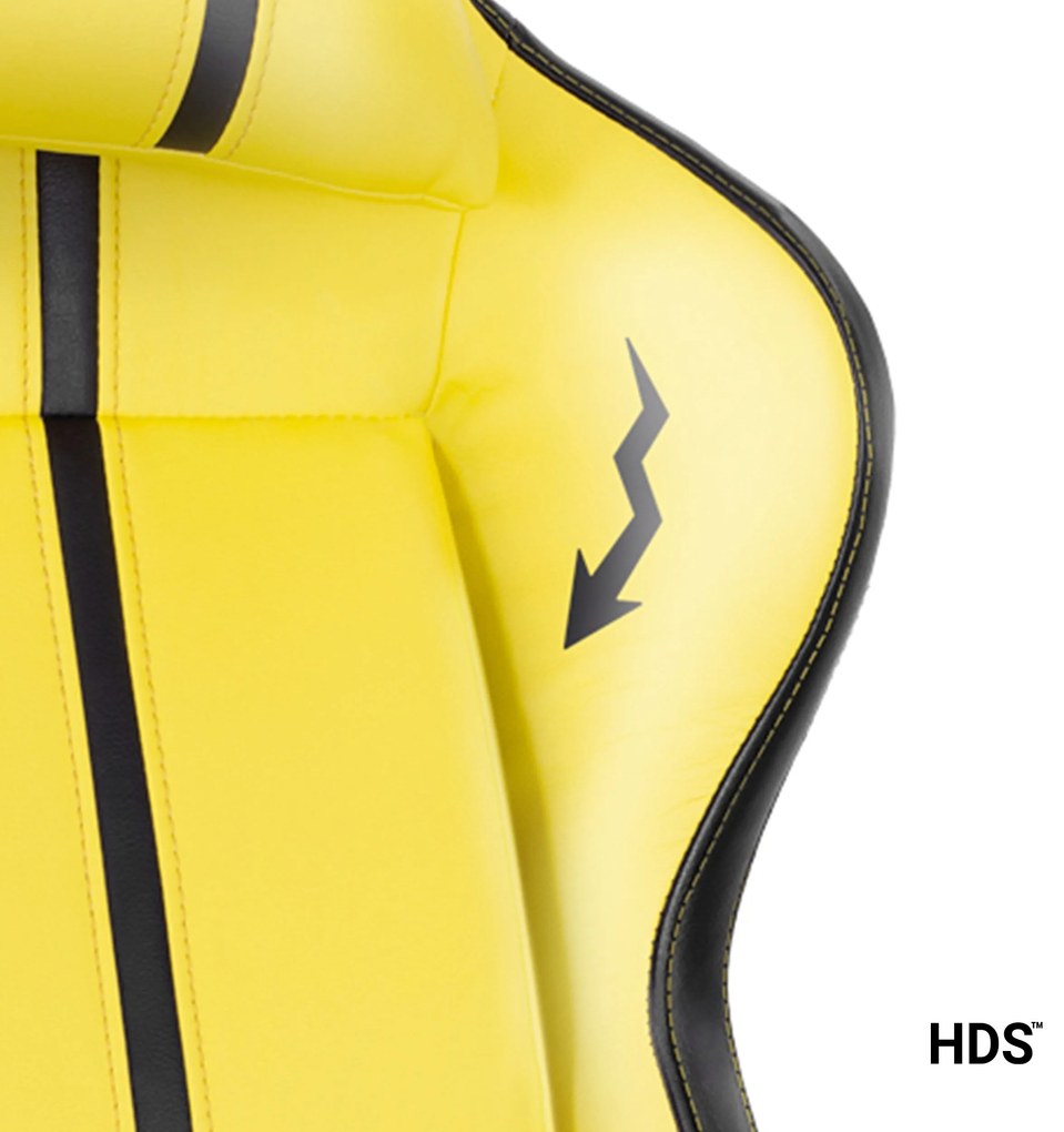 Herné kreslo Diablo X-One 2.0 Normal Size, Electric Yellow/ žlté