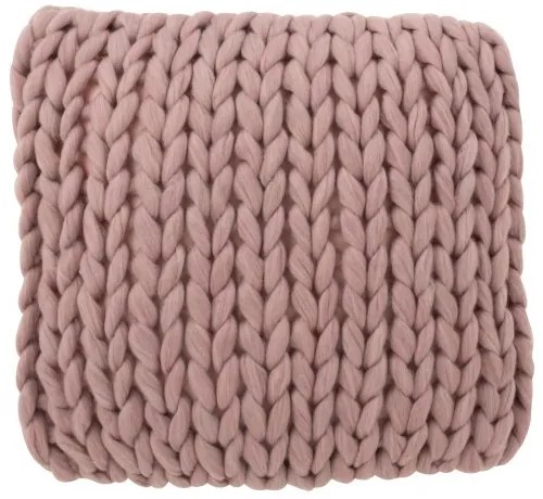 Pletený fialkový vankúš Tricot purple - 40 * 40 cm