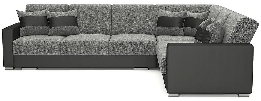 Rohová sedacia súprava Nero U Madryt 1100+Malmo 92 CI/SE