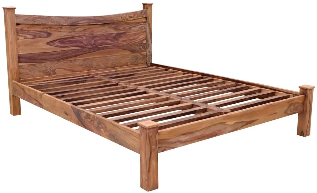 furniture-nabytek.cz - Masívna posteľ 160x200 z dreva palisander