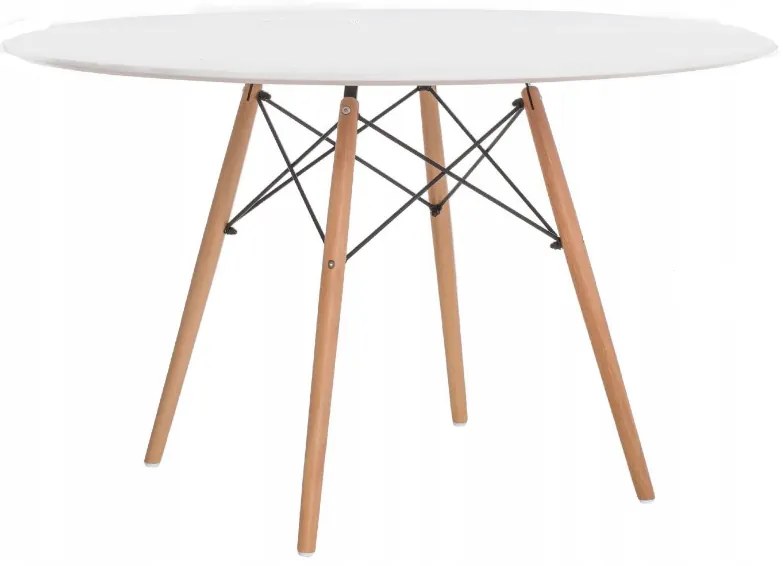 Bestent Jedálenský stôl 100cm Anello White