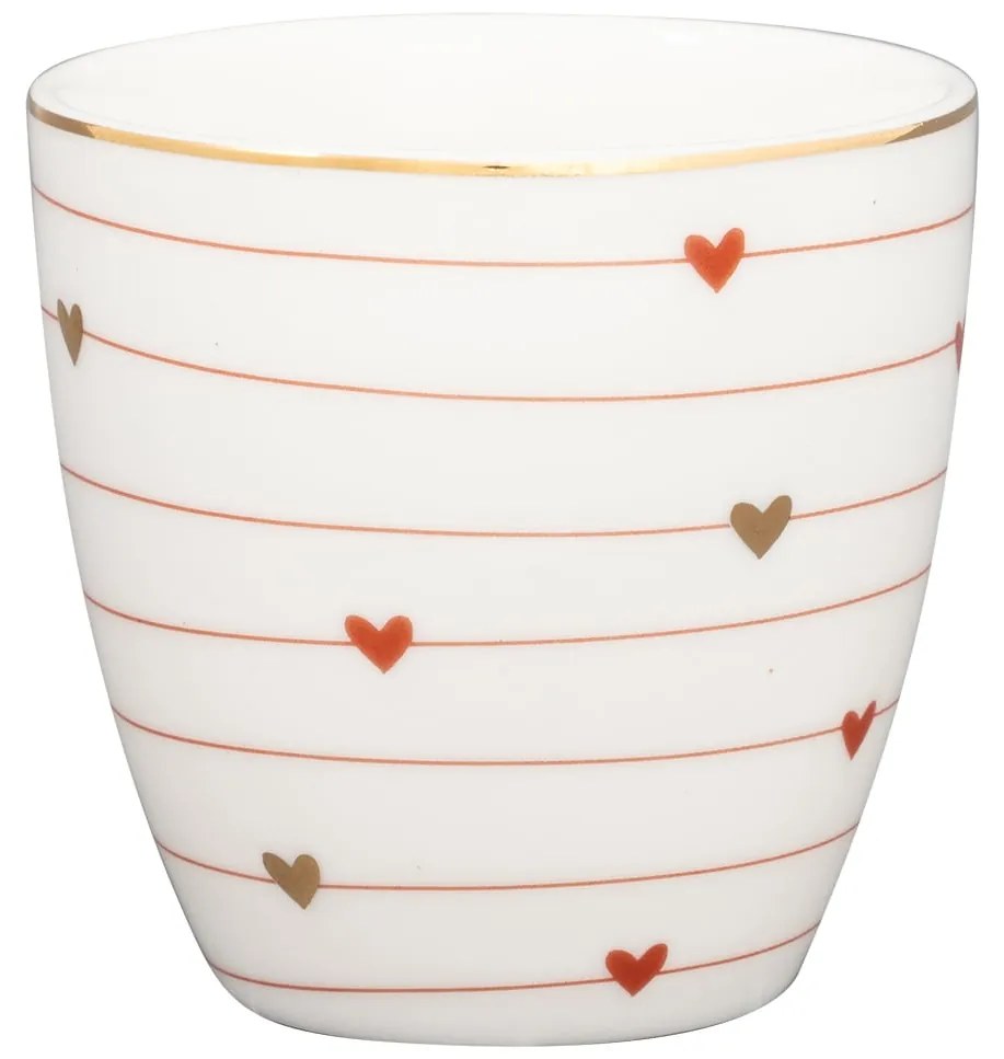 GREEN GATE Mini latte cup Grace White 130 ml
