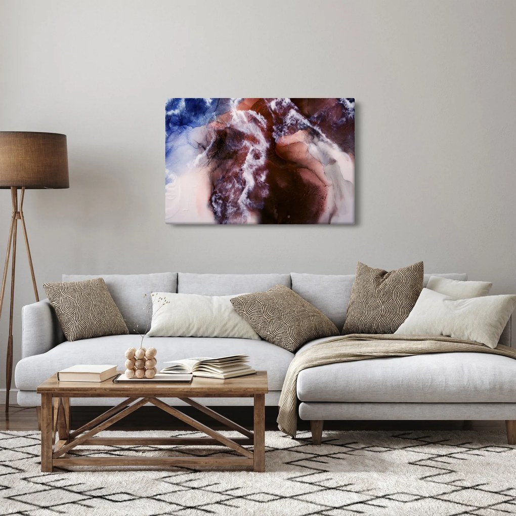 Obraz - Fialový mramor N⁰3 (90x60 cm)