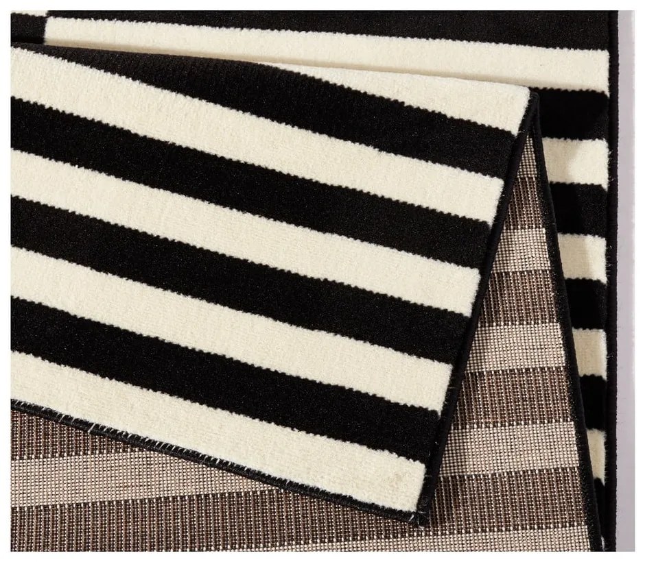 Čierno-biely koberec Hanse Home Gloria Panel, 200 x 290 cm