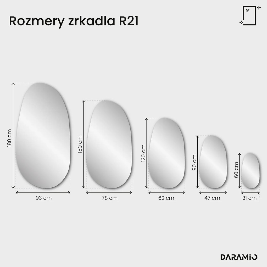 Zrkadlo Pure R21