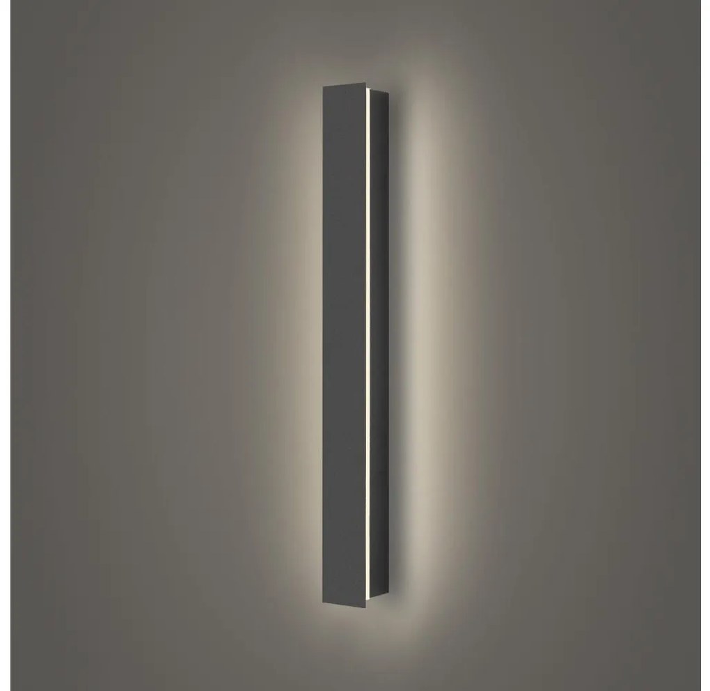 Brilagi - LED vonkajšie nástenné svietidlo LINEAR LED/12W/230V 4000K IP65 antracit