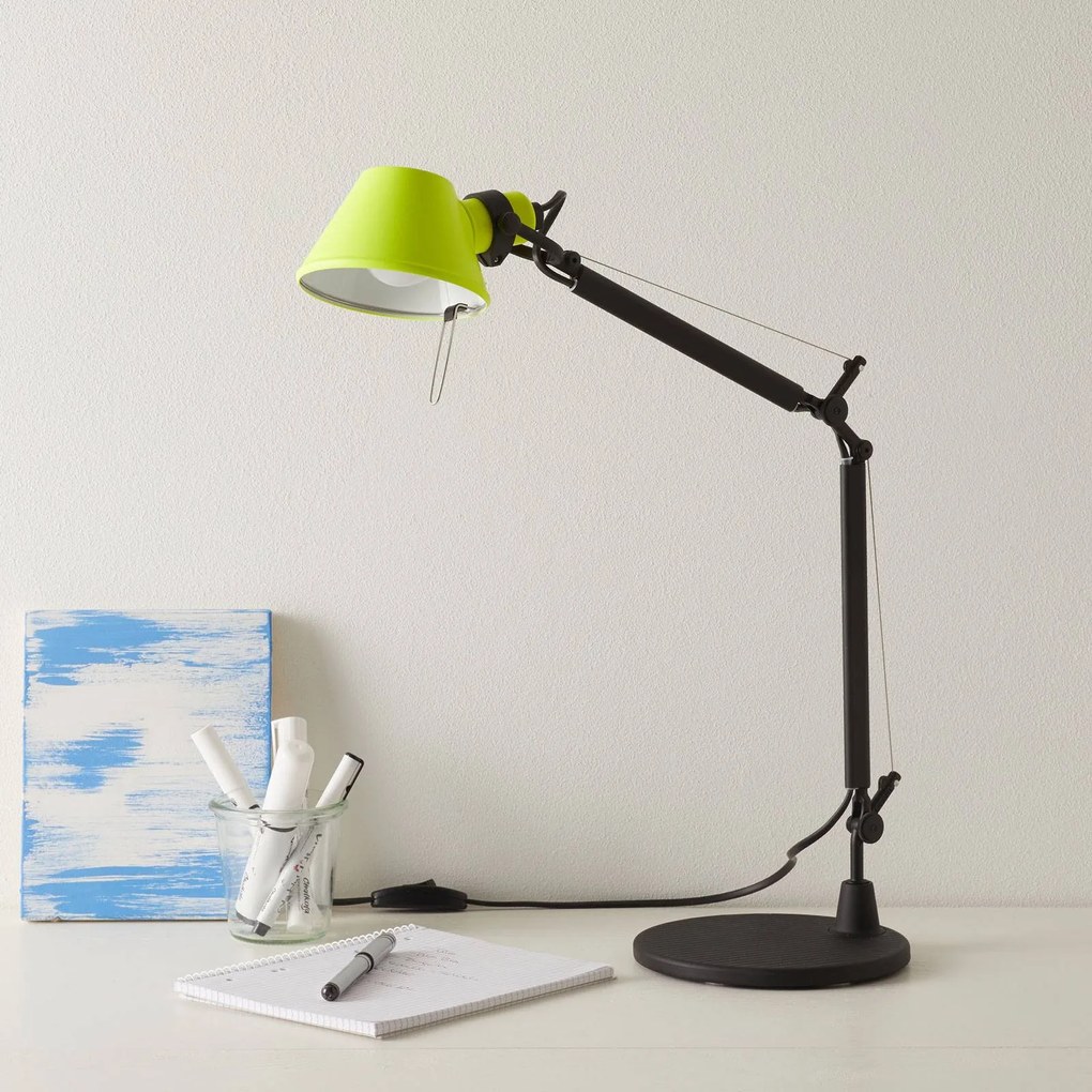 Artemide Tolomeo Micro Bicolor čierna/žltá