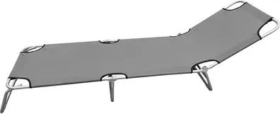 Lehátko PANAMA, sivé (188 x 55 x 27 cm)