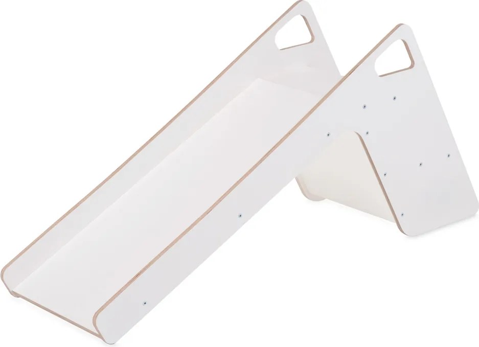 Drevená šmýkačka Baby biela