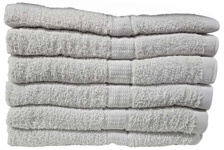 Osuška Homa SETA ash white 70x140 cm 6 ks