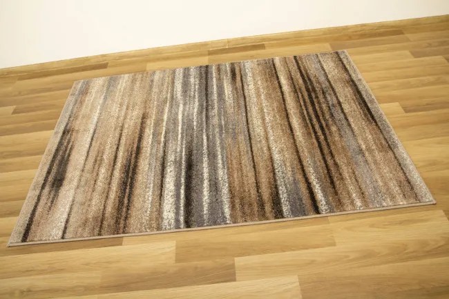 Koberec Mira 24046/163 Linie béžový / hnedý