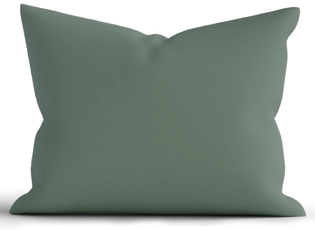 Bavlnená obliečka na vankúš Renforcé 70 × 90 cm - Jasmine olivová