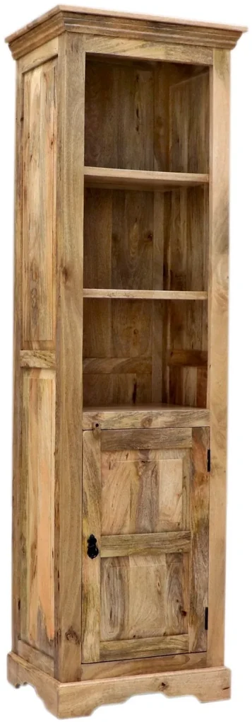 furniture-nabytek.cz - Knižnica 60 cm z masívu mango 60x200x45