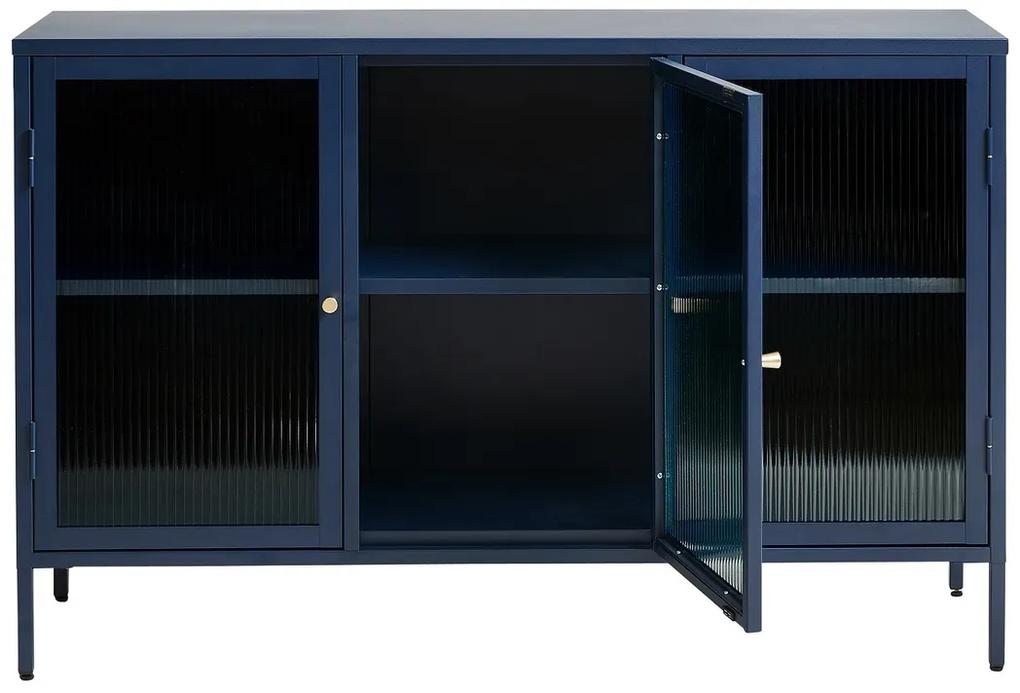 Dizajnová komoda Hazina 132 cm modrá