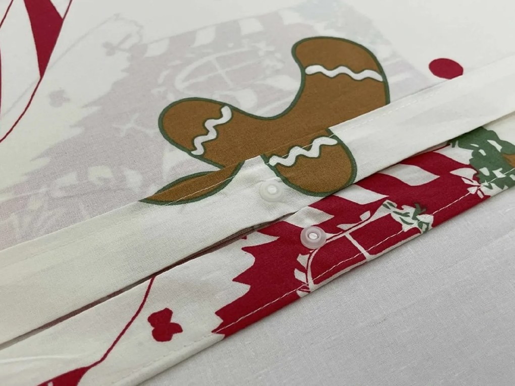 Bavlnené obliečky GINGER REST biele Rozmer obliečky: 70 x 90 cm | 140 x 200 cm