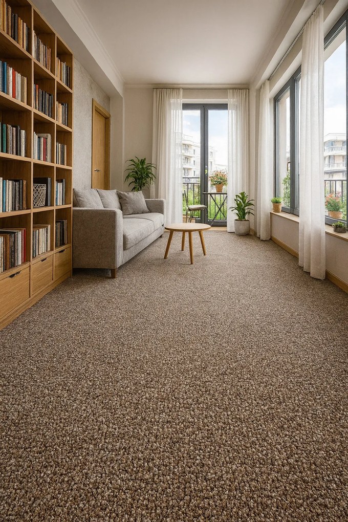 AladinWorld Expres, AKCIA: 120x170 cm Kusový koberec Bohemia béžový - obšitý zo všetkých strán, šíře, béžová, filc, kancelária