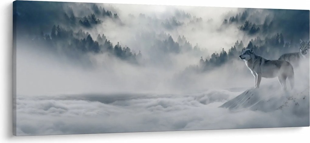 Obraz vlkov (120x50 cm)