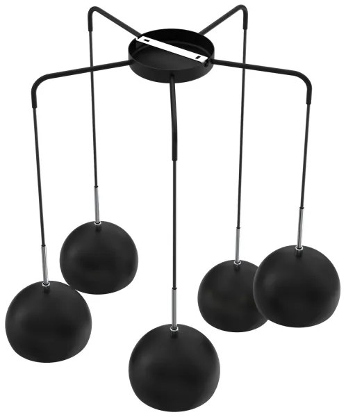 Luster na lanku COOL 5xE27/60W/230V