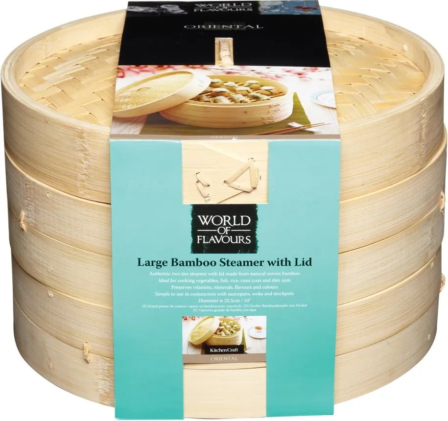 Bambusový naparovač Oriental – Kitchen Craft