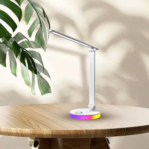 LED RGBW Stolná lampa BRUNO LED/5W/5V 3000/4500/6000K biela