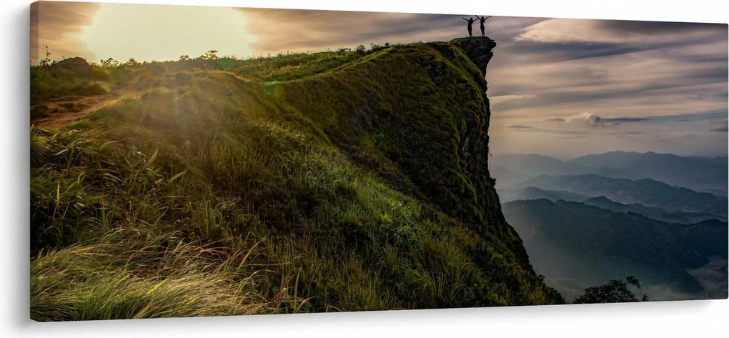 Obraz žien na útese (120x50 cm)