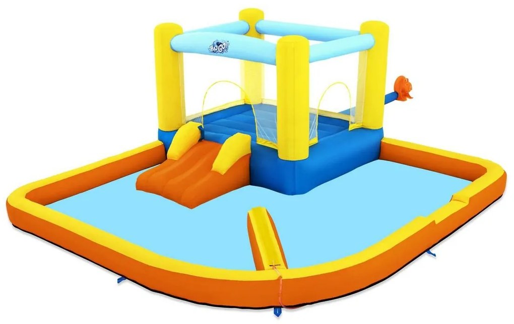 Bestway Nafukovacie vodné centrum s trampolínou Beach Bounce Water Park, 365 x 340 x 152 cm