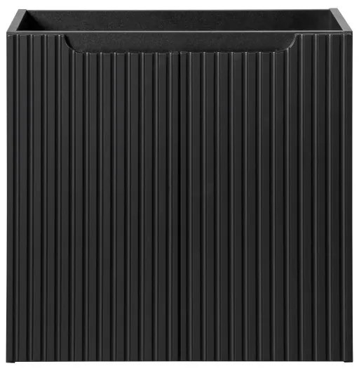 Závesná skrinka Nova Black Sky3 so zápustným umývadlom 80 cm čierna/biela