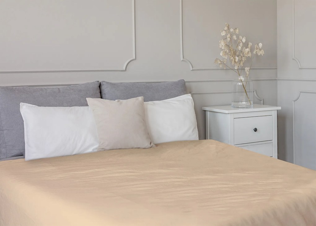 TipTrade Prestieradlo Jersey STANDARD 120x200 cm - béžová