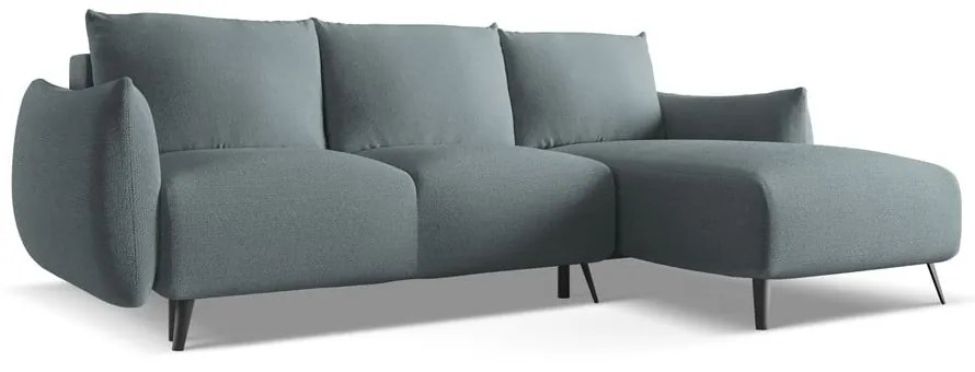 Svetlomodrá rohová pohovka (pravý roh) Malie – Makamii