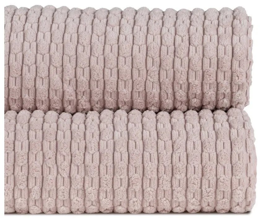 Ružový prešívaný pléd 230x260 cm – Ixia