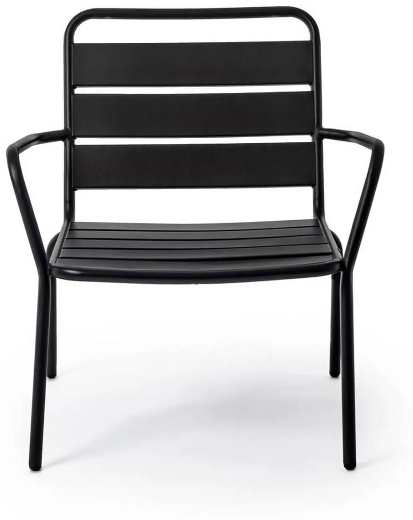 Záhradné stolička lynmar čierna MUZZA