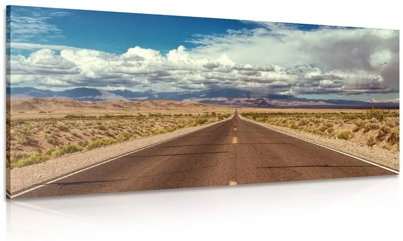 Obraz cesta v púšti