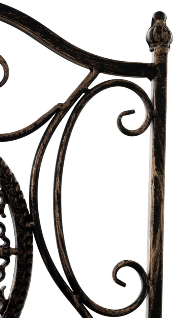 Kovová skladacia stolička Sibell (SET 2 ks) - Bronzová