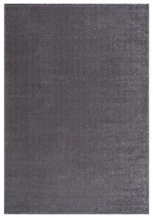 Dekorstudio Jednofarebný koberec FANCY 805 - sivý Rozmer koberca: 160x230cm