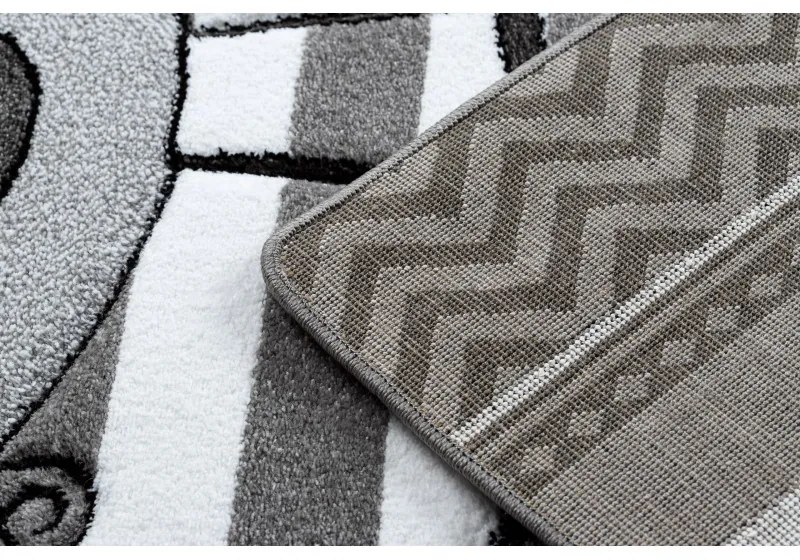 Detský kusový koberec Petit C549 Birds grey, 160x220, šedá, detská izba, Dywany Łuszczów