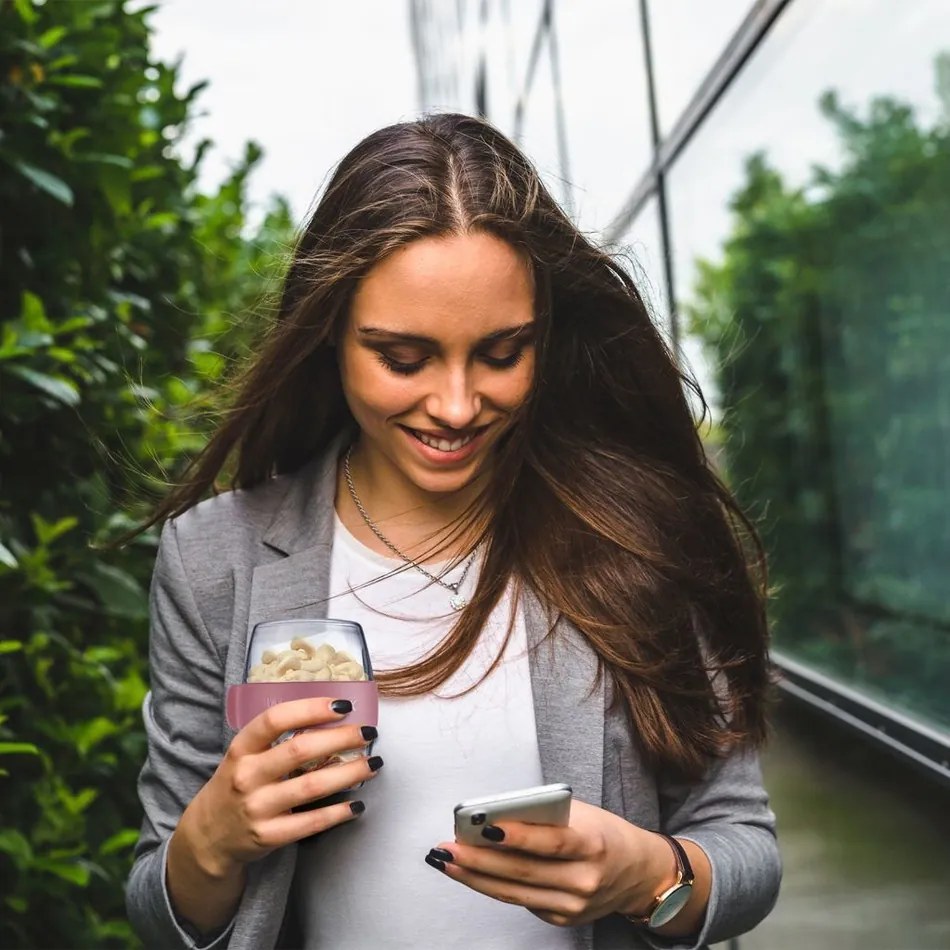 Westmark Dvojdielna dóza na desiatu MAXI, 700 ml, ružová, L