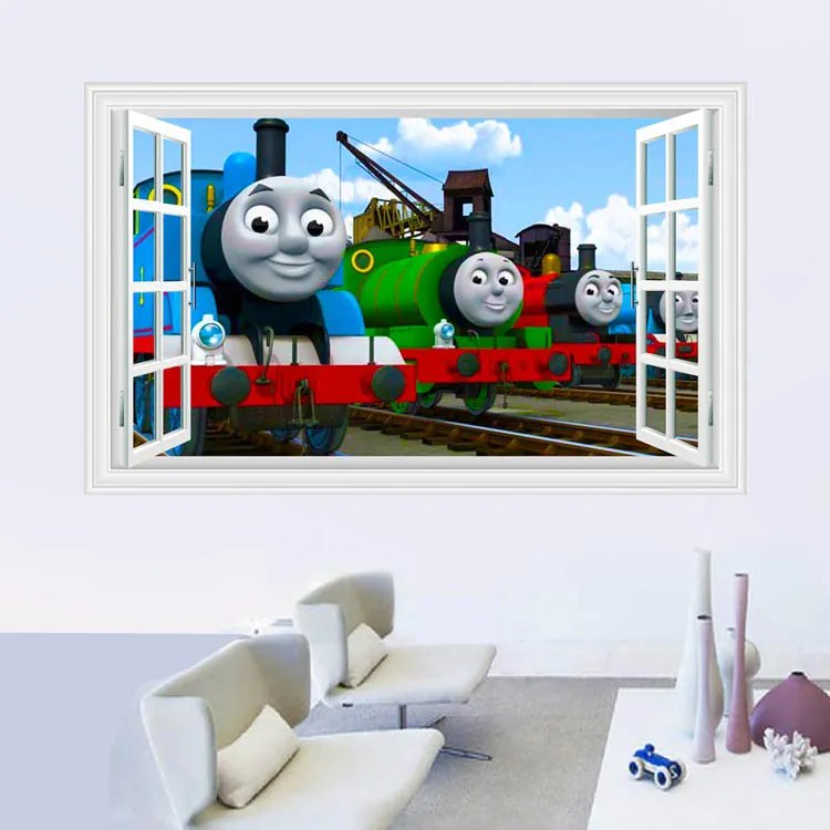 Veselá Stena Samolepka Vláčik Tomáš
