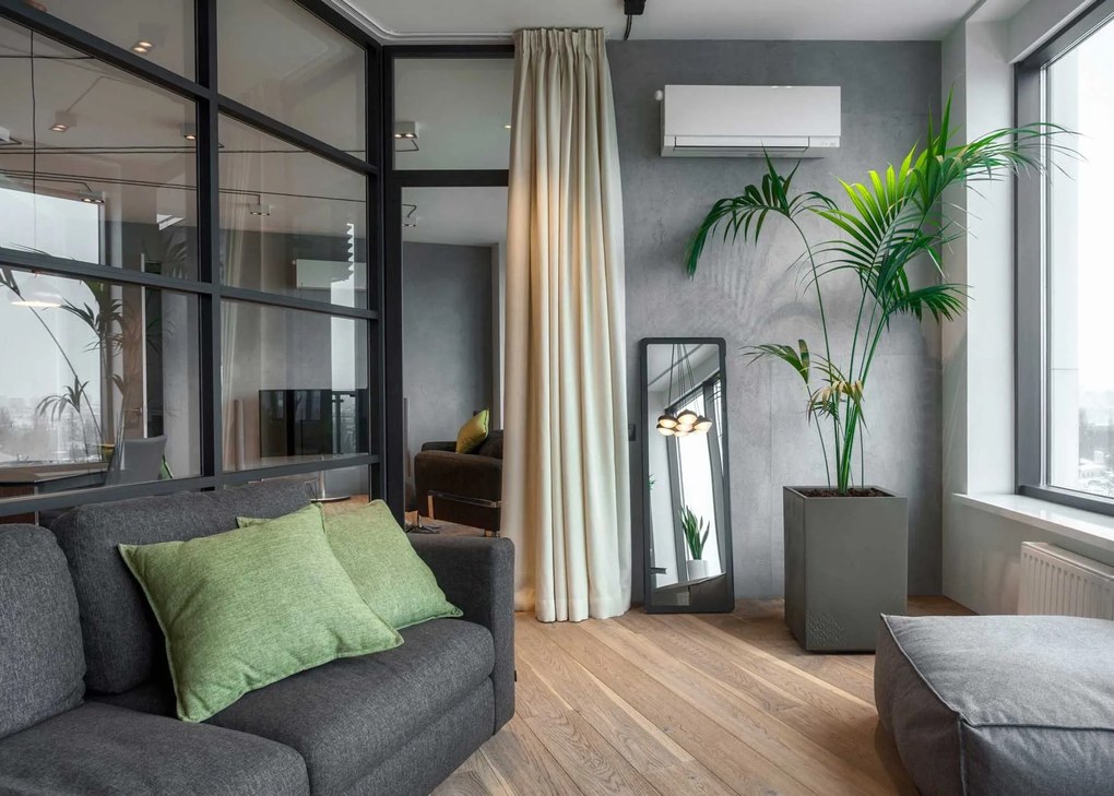 PLASTOVÝ KVETINÁČ NA KOLIESKACH BETONIQUE ECO 60X40X40 CM IMITÁCIA BETÓNU ANTRACITOVÁ