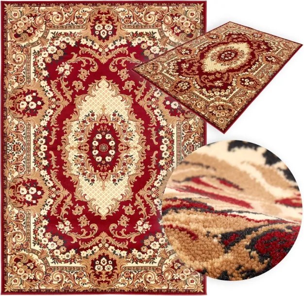 Koberec Agnella Standard kráľovsky bordový