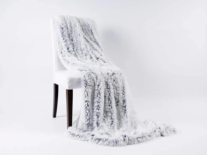 Dreamy Linens Mikroplyšová deka, tmavo sivá