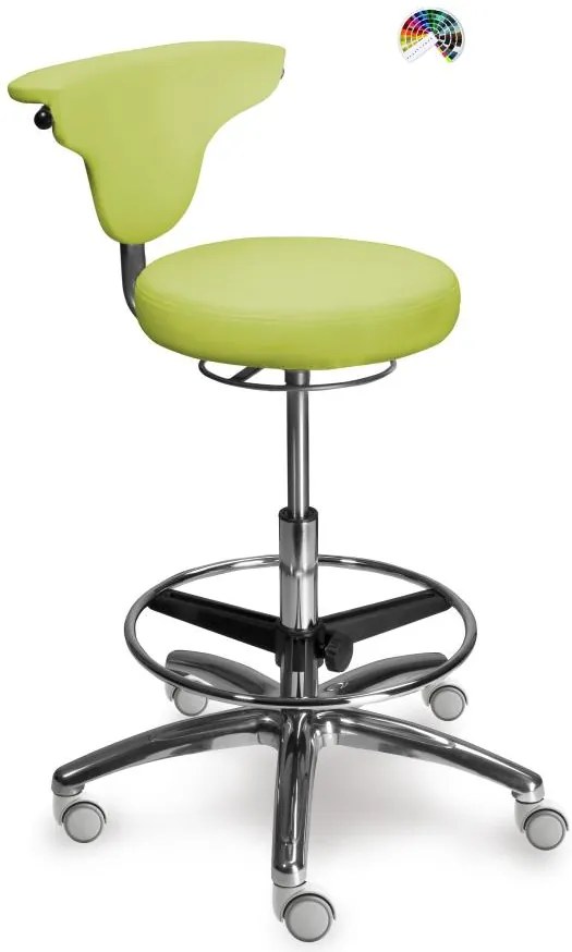 MAYER Zdravotnícka stolička 1251 G MED DENT čalúnenie MEDIFLEX SILVERTEX koženka