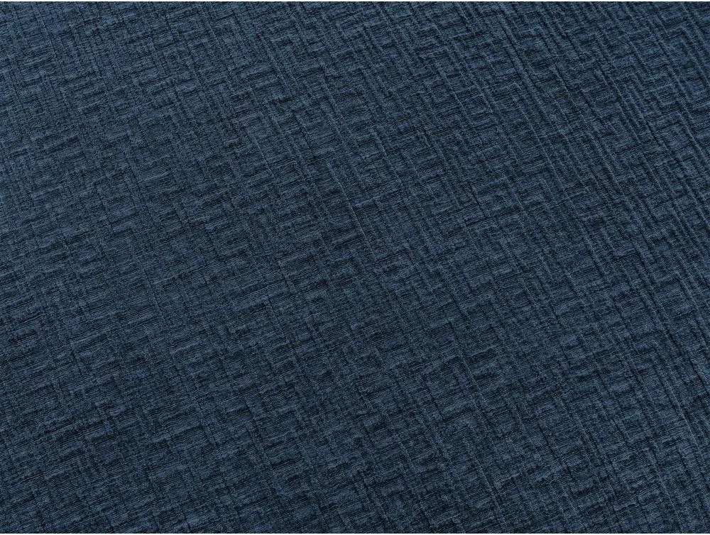 Tmavomodrá ženilková pohovka na každodenné spanie/rozkladacia 220 cm Hugo – Bobochic Paris