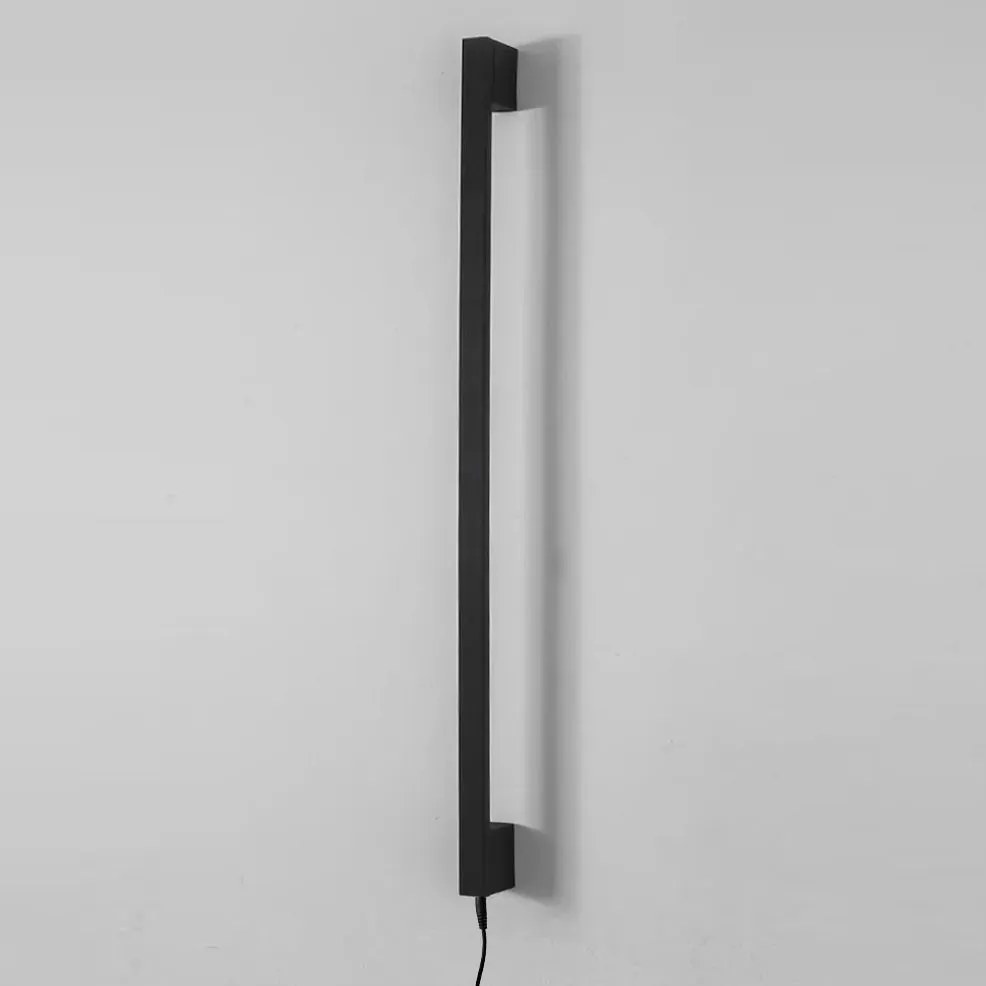 Toolight Toolight, LED nástenné svietidlo 80cm, 12W, 3000K, LHJ063-W, čierna matná, OSW-60032