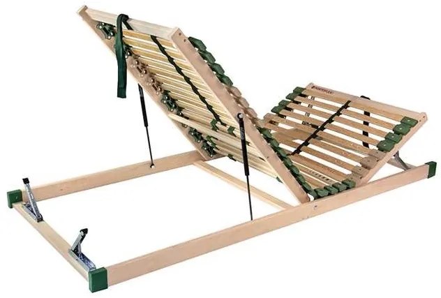Ahorn PORTOFLEX HN P MEGA - posteľný rošt s nosnosťou až do 150 kg 70 x 190 cm, brezové lamely + brezové nosníky