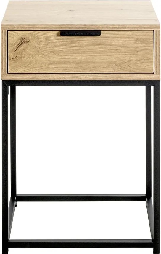 Odkladací/nočný stolík so zásuvkou Malmö, dub