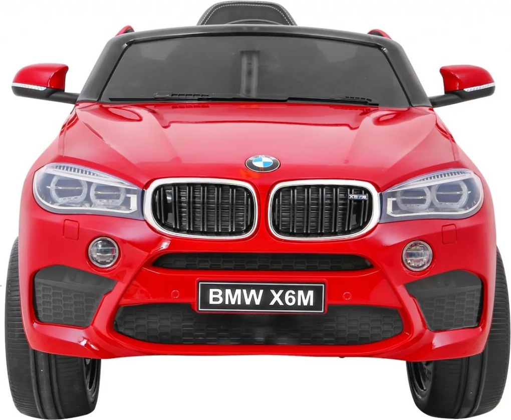 Ramiz Detské elektrické autíčko BMW X6M lakované - červené SUV + diaľkové ovládanie