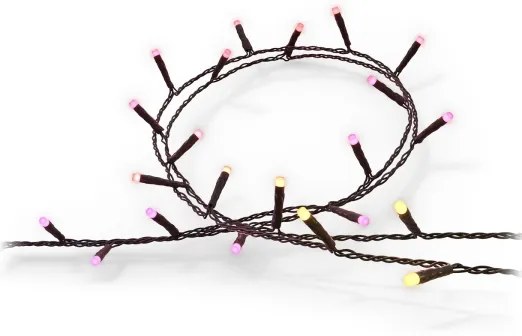 Philips-LED RGBW Stmievateľná vonkajšia reťaz HUE WACA 250xLED 24,4 m IP54