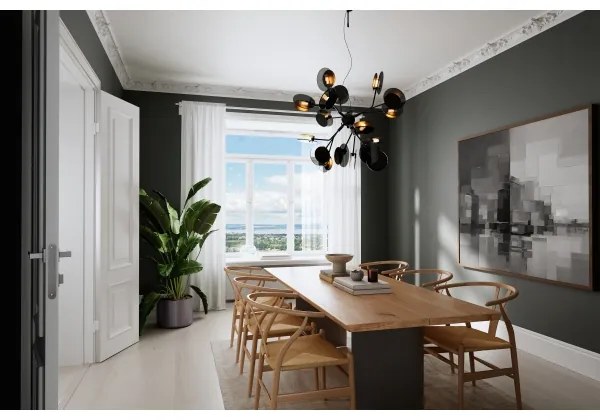 ByRydens 4202080-4002 - Luster na lanku TURNO 18xG9/4W/230V